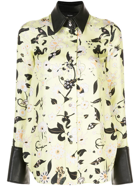  Ellery Blusa Con Estampado Floral - Amarillo 