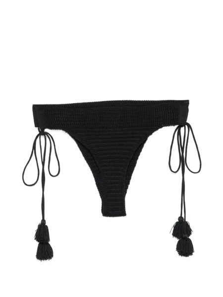  Elou Bragas De Bikini Azure De Ganchillo - Negro 