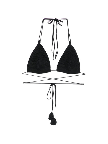  Elou Top De Bikini Azure De Ganchillo - Negro 