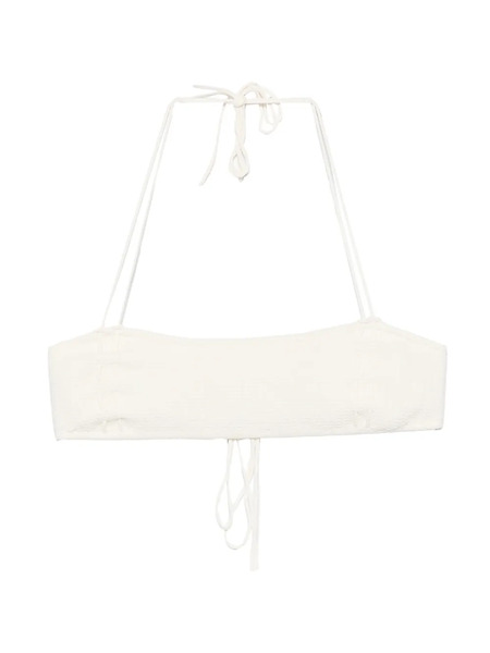  Elou Top De Bikini Ora Con Efecto Arrugado - Neutro 