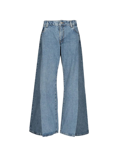  E.l.v. Denim Vaqueros Freya A Paneles - Azul 