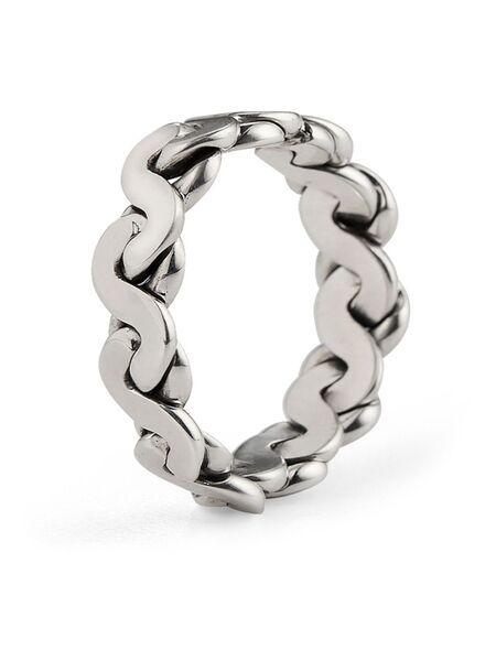  Emanuele Bicocchi Anillo Infinity Loop - Plateado 
