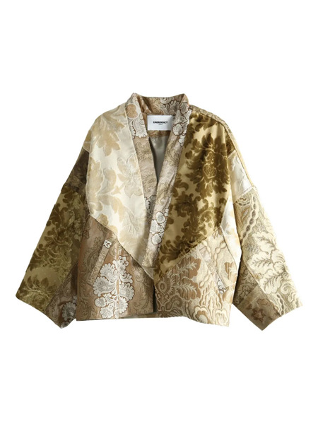  Emergency Room Chaqueta Con Diseño Patchwork - Neutro 