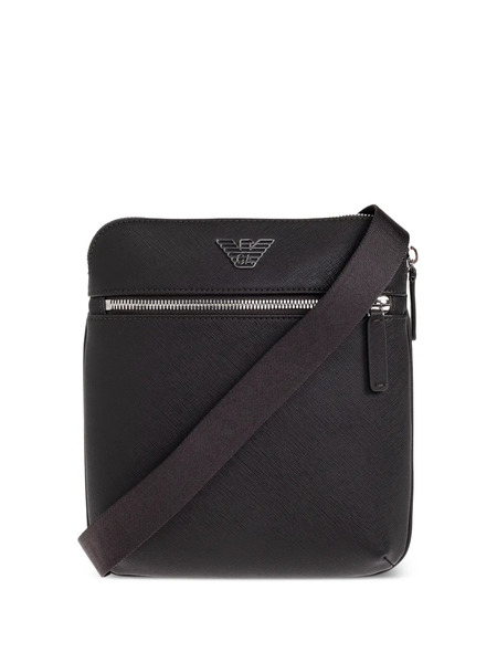  Emporio Armani Bolso De Hombro Con Logo Y Cremallera - Marrón 