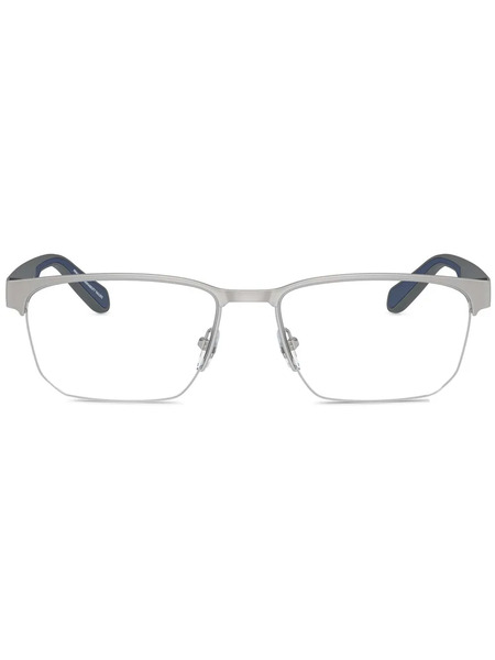  Emporio Armani Gafas Con Logo Grabado - Plateado 