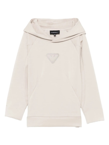  Emporio Armani Kids Sudadera Con Capucha Y Logo Triangular - Neutro 