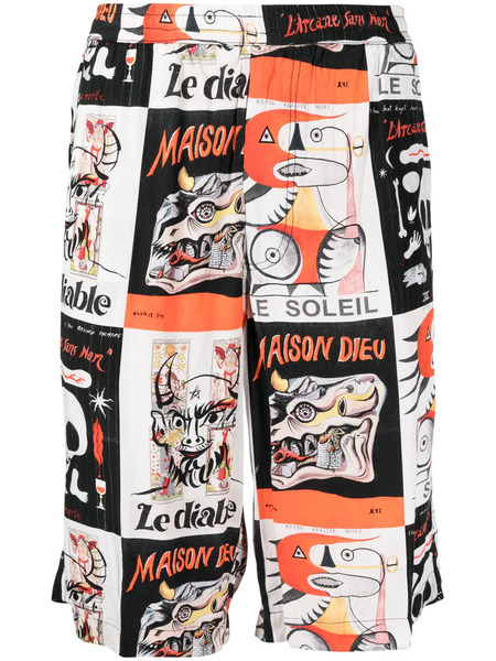  Endless Joy Bermudas Con Estampado Gráfico - Multicolor 
