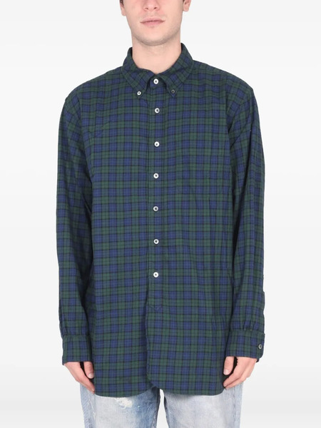  Engineered Garments Camisa A Cuadros - Azul 