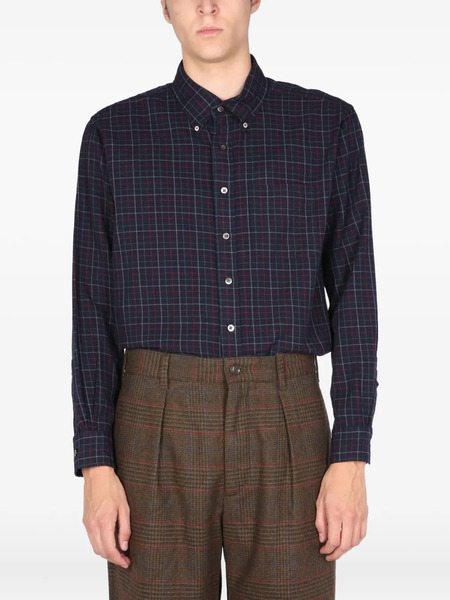  Engineered Garments Camisa A Cuadros - Azul 