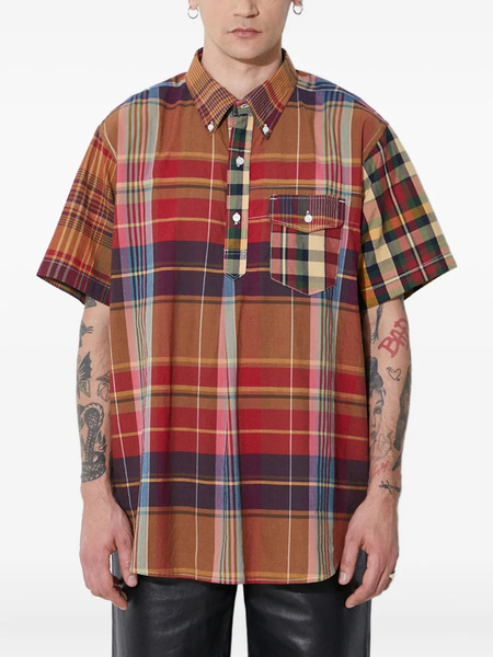  Engineered Garments Camisa A Cuadros - Rojo 
