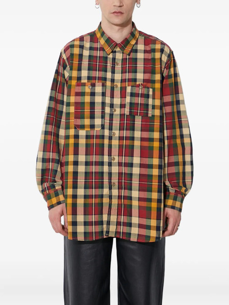  Engineered Garments Camisa A Cuadros - Rojo 