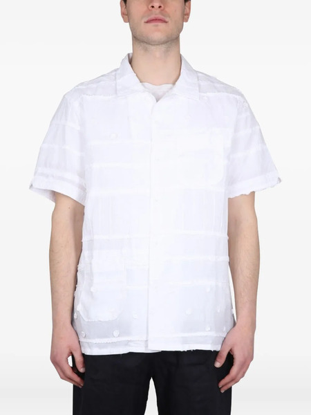  Engineered Garments Camisa Con Bordado - Blanco 