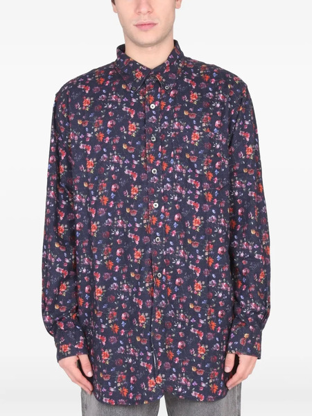  Engineered Garments Camisa Con Estampado Floral - Azul 