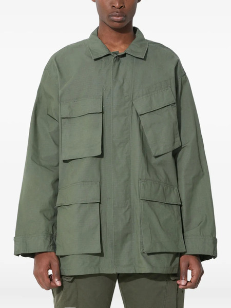 Engineered Garments Sobrecamisa Con Múltiples Bolsillos - Verde 
