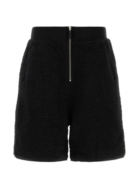 Entire Studios Bermudas De Tejido Teddy - Negro 