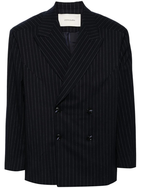  Entire Studios Blazer Con Doble Botonadura - Azul 