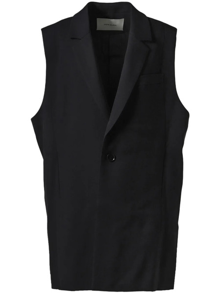  Entire Studios Chaleco Con Botones - Negro 