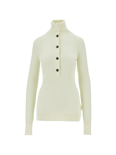  Entire Studios Jersey Con Cuello Alto Y Botones - Neutro 