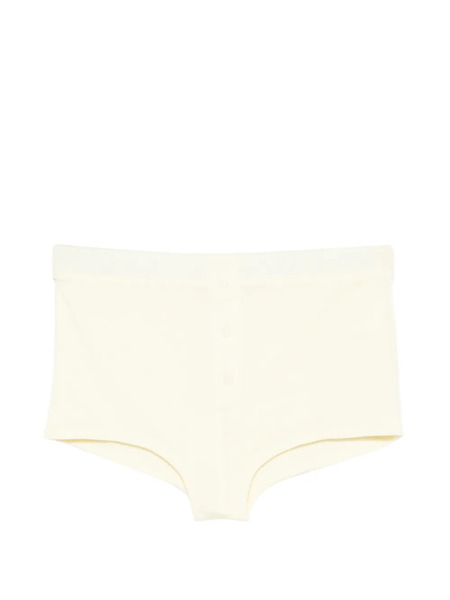  Entire Studios Shorts Booty Con Botones - Amarillo 