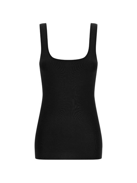  Entire Studios Top Con Cuello Cuadrado - Negro 