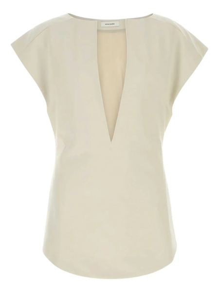  Entire Studios Top Con Cuello En V - Neutro 