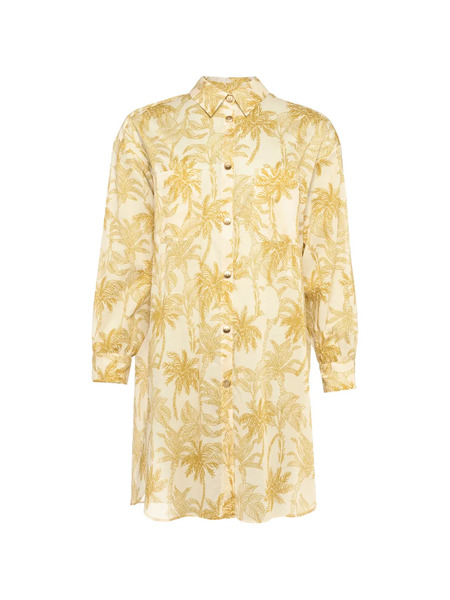  Eres Camisa Con Estampado Exotisme - Amarillo 