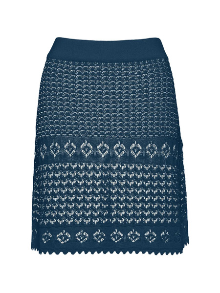  Eres Minifalda Angela De Ganchillo - Azul 