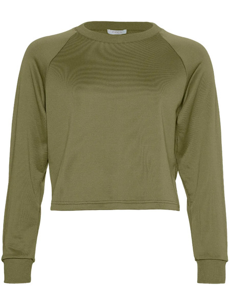  Eres Sudadera Ebony Con Espalda Abierta - Verde 