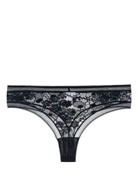  Eres Tanga De Encaje Tisane - Azul 