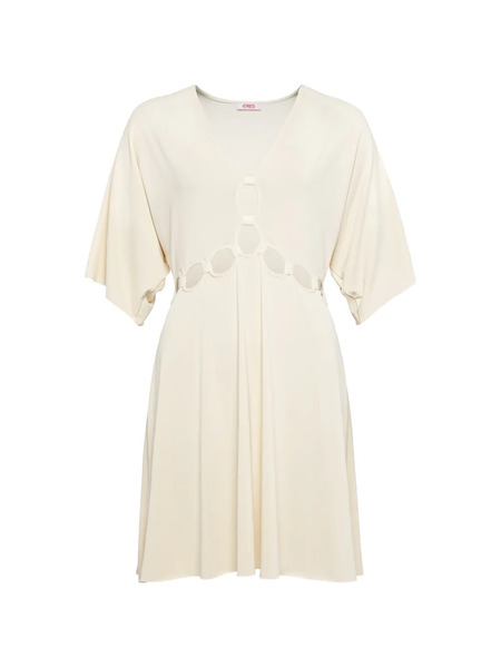  Eres Vestido Connection Con Cuello En V - Neutro 