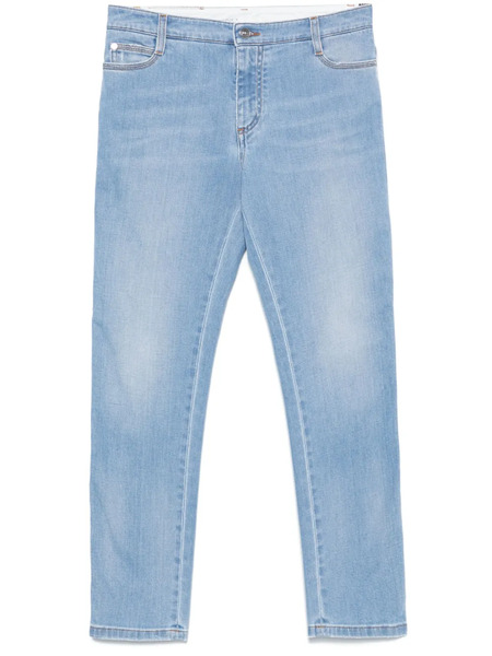  Ermanno Scervino Vaqueros Slim Con Parche Del Logo - Azul 