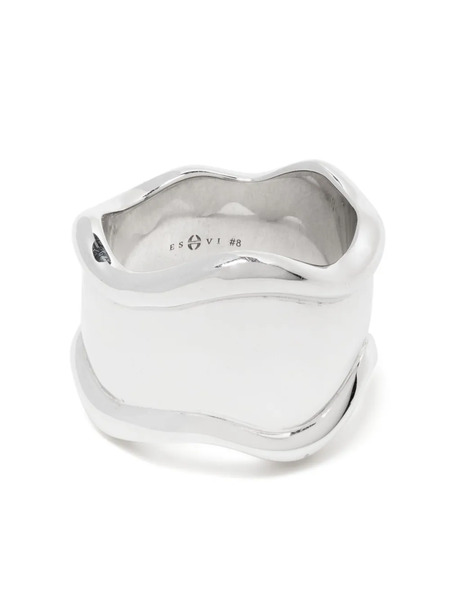  Eshvi Anillo De Latón - Plateado 