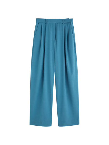  Esse Studios Home Wide-leg Trousers - Azul 