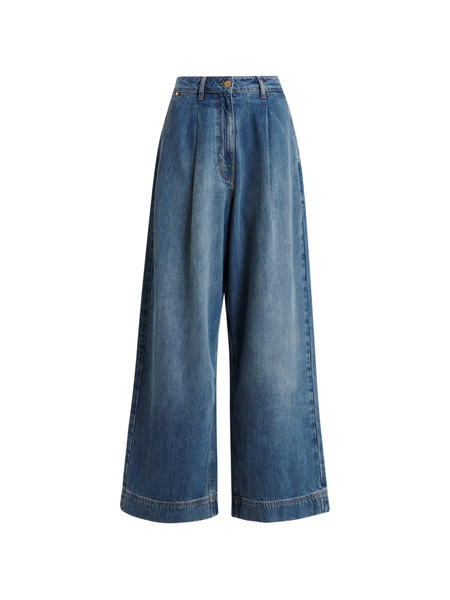  Essentiel Antwerp Vaqueros Anchos Con Pinzas - Azul 