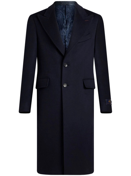  Etro Abrigo De Cachemira - Azul 