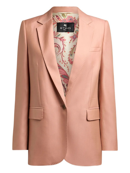  Etro Blazer Con Botones - Rosa 