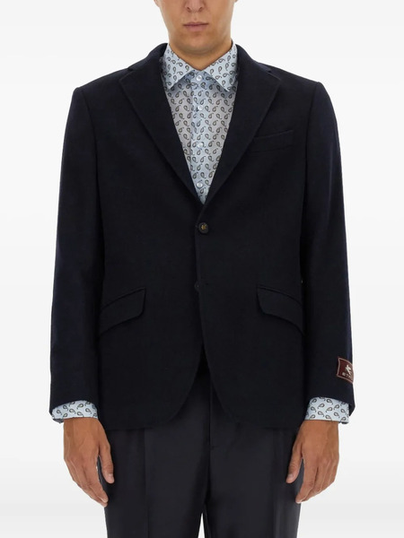  Etro Blazer Con Dos Botones - Azul 