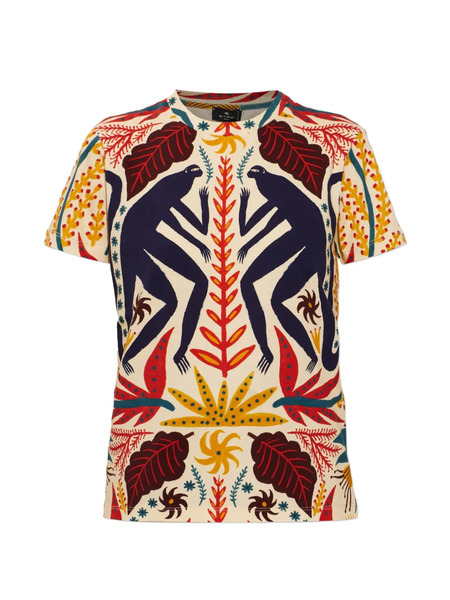 Etro Camiseta Estampada - Neutro 