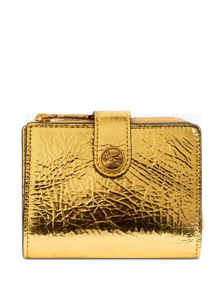  Etro Cartera Laminada - Dorado 