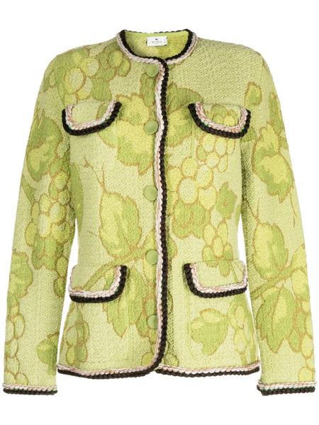  Etro Chaqueta Con Botones - Verde 