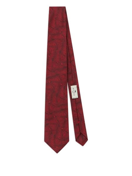  Etro Corbata De Seda Estampada - Rojo 