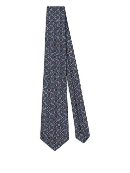  Etro Corbata En Jacquard - Azul 