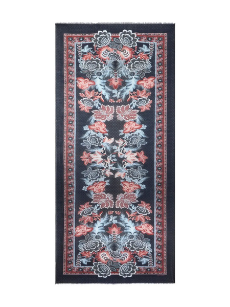  Etro Fular Con Estampado Floral - Azul 