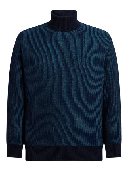  Etro Jersey Con Cuello Alto - Azul 