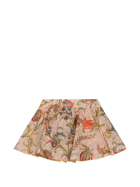  Etro Kids Falda Con Estampado Floral - Neutro 