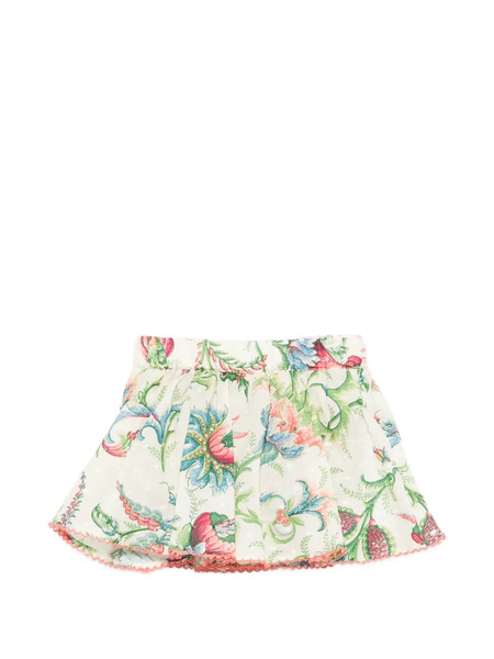  Etro Kids Falda Con Estampado Floral - Neutro 