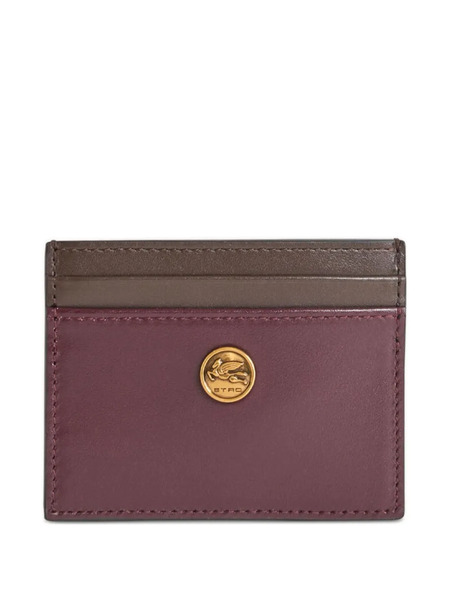  Etro Tarjetero De Dos Tonos - Rojo 