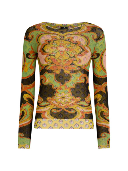  Etro Top Con Estampado Floral - Verde 