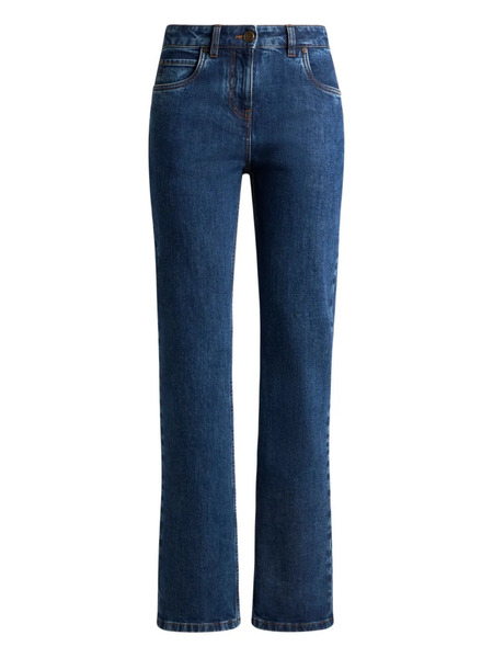  Etro Vaqueros Rectos - Azul 