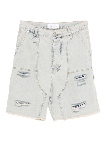  études Studio Bermudas Con Efecto Envejecido - Azul 
